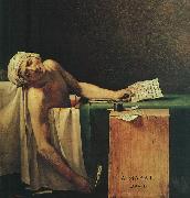 Jacques-Louis David The Death of Marat painting